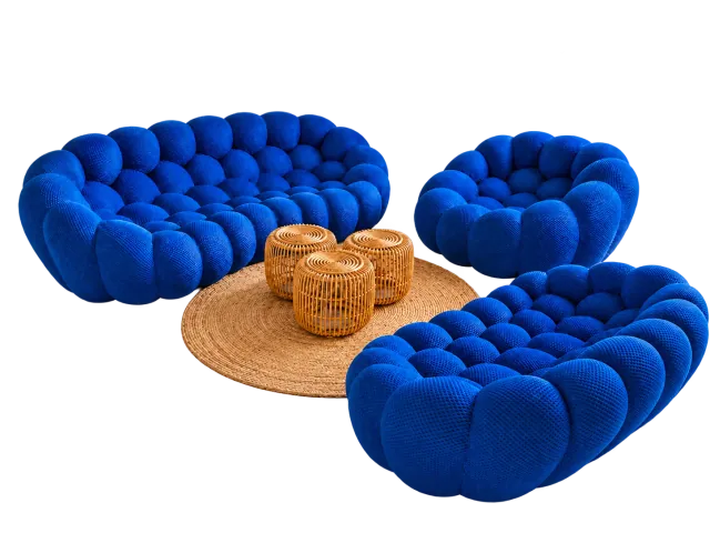 Bubble Luxe Sofa Set
