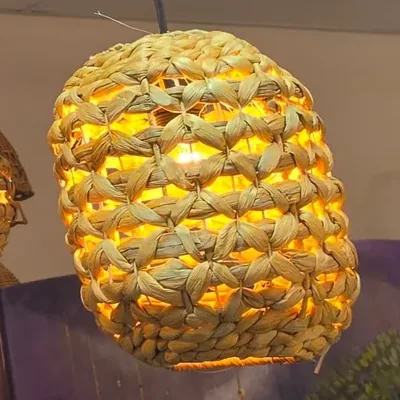 Water Hyacinth Beehive Pendant