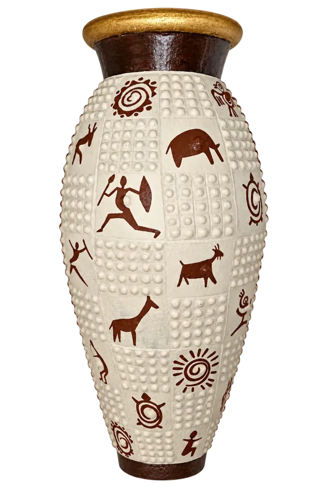 Khoisan Story Floor Vase