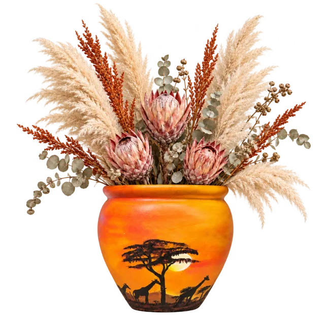 Sunset Safari Pot